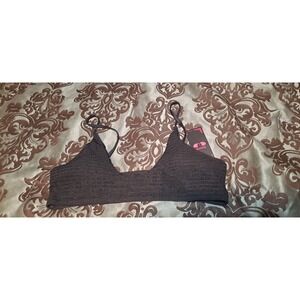 Shekini Black Swim Suit Top Size XL NWT